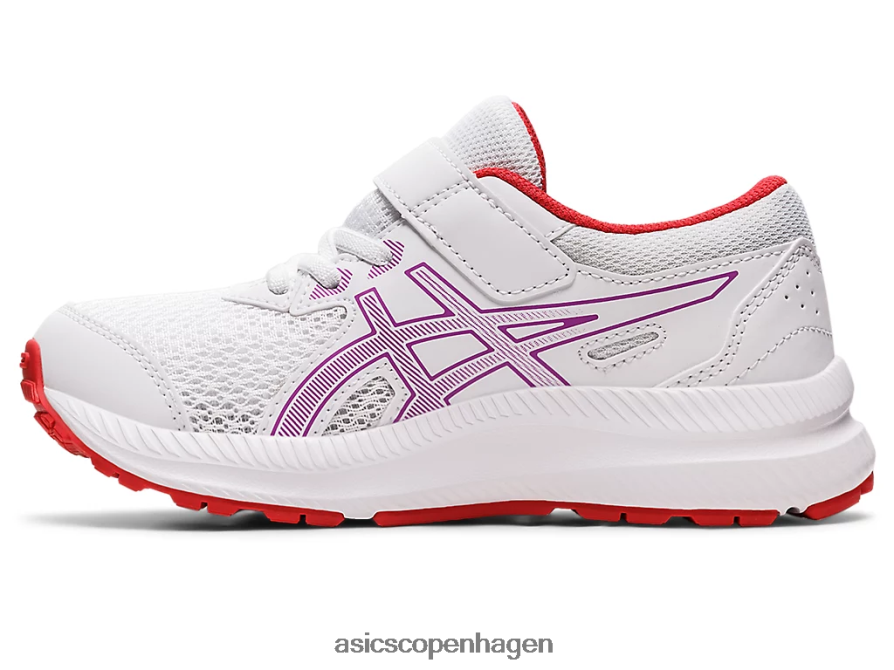 Asics kæmpe 8 førskole hvid/orkidé Z206F64403