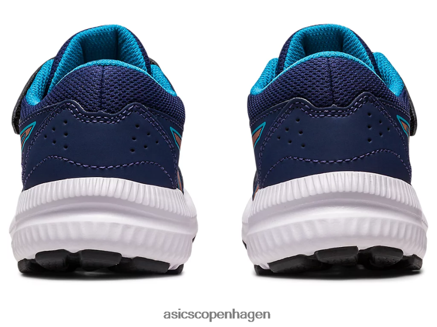 Asics kæmpe 8 førskole indigo blå/sol fersken Z206F64252