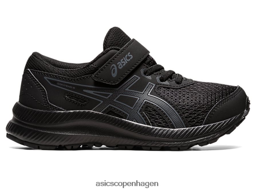 Asics kæmpe 8 førskole sort/bæregrå Z206F64393