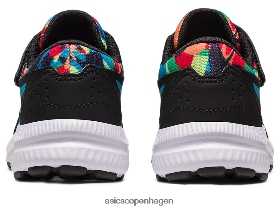 Asics kæmpe 8 førskole sort/øblå Z206F64247