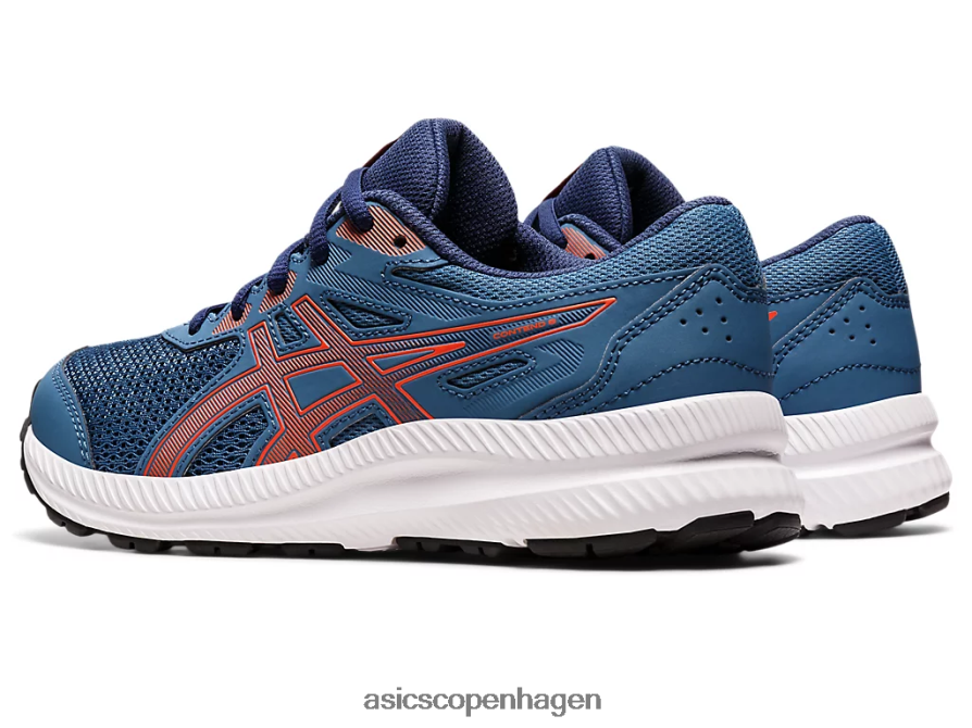 Asics kæmpe 8 klasse skole azurblå/cherrytomat Z206F64409