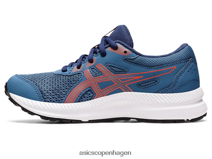 Asics kæmpe 8 klasse skole azurblå/cherrytomat Z206F64409