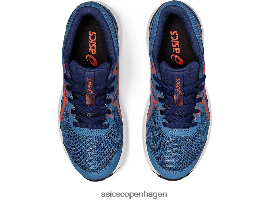 Asics kæmpe 8 klasse skole azurblå/cherrytomat Z206F64409