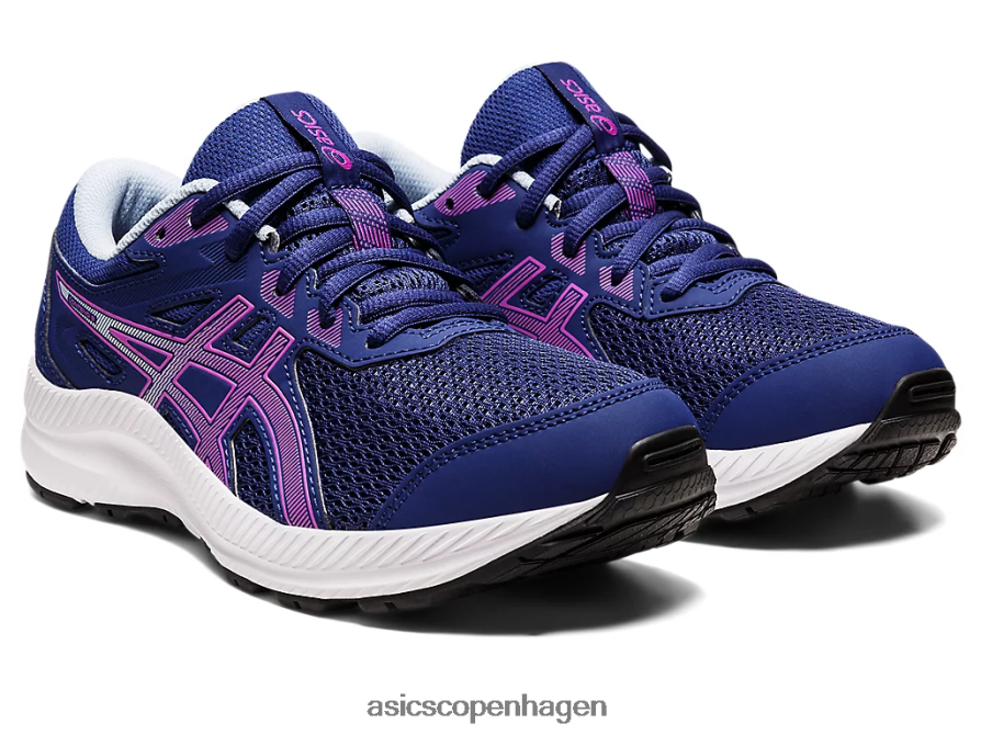 Asics kæmpe 8 klasse skole dyk blå/orkidé Z206F64399