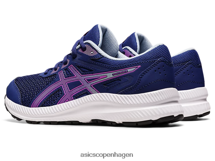 Asics kæmpe 8 klasse skole dyk blå/orkidé Z206F64399