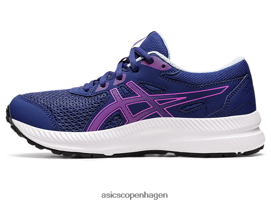 Asics kæmpe 8 klasse skole dyk blå/orkidé Z206F64399