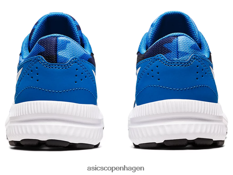 Asics kæmpe 8 klasse skole elektrisk blå/hvid Z206F64345