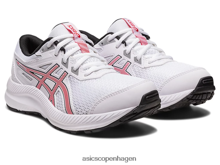Asics kæmpe 8 klasse skole hvid/elektrisk rød Z206F64281