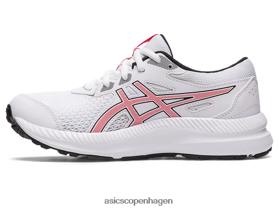 Asics kæmpe 8 klasse skole hvid/elektrisk rød Z206F64281