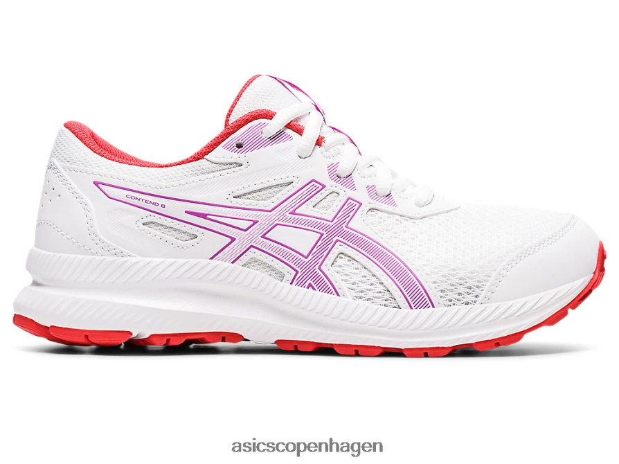 Asics kæmpe 8 klasse skole hvid/orkidé Z206F64404