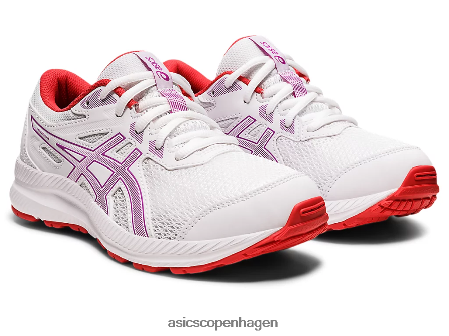 Asics kæmpe 8 klasse skole hvid/orkidé Z206F64404