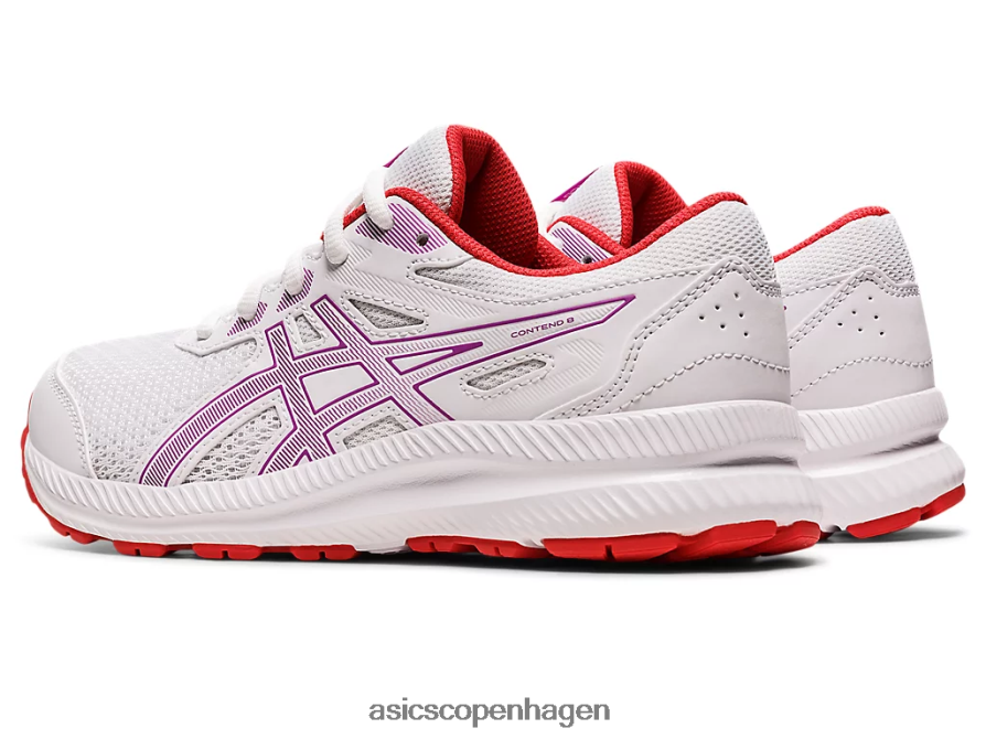 Asics kæmpe 8 klasse skole hvid/orkidé Z206F64404