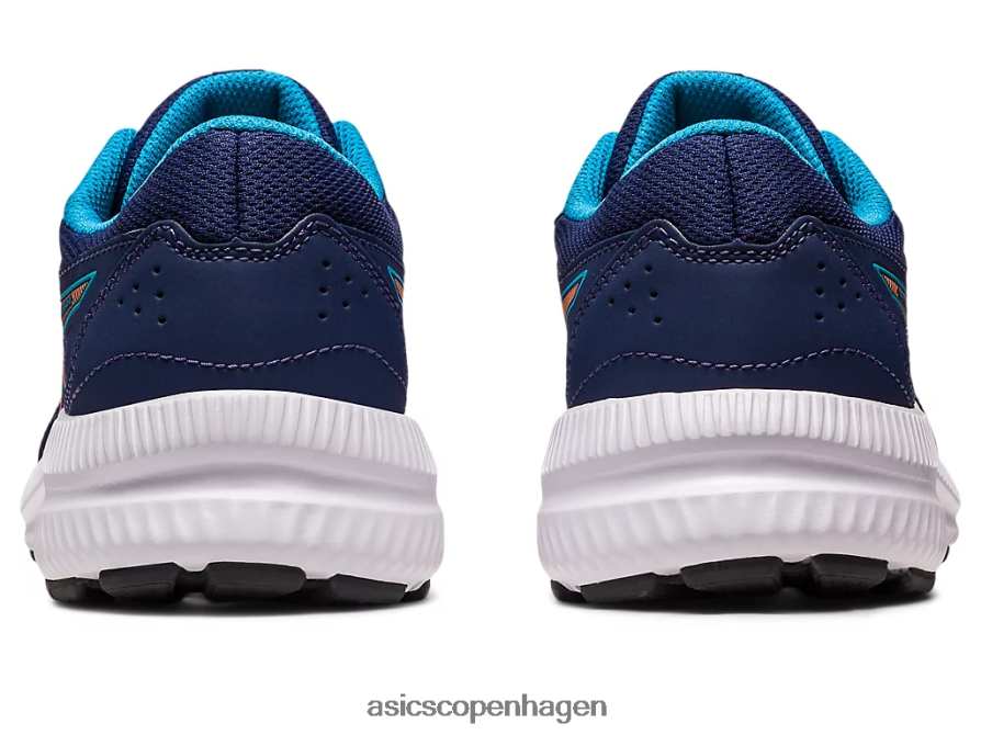 Asics kæmpe 8 klasse skole indigo blå/sol fersken Z206F64286