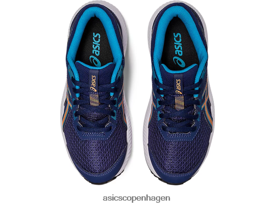 Asics kæmpe 8 klasse skole indigo blå/sol fersken Z206F64286