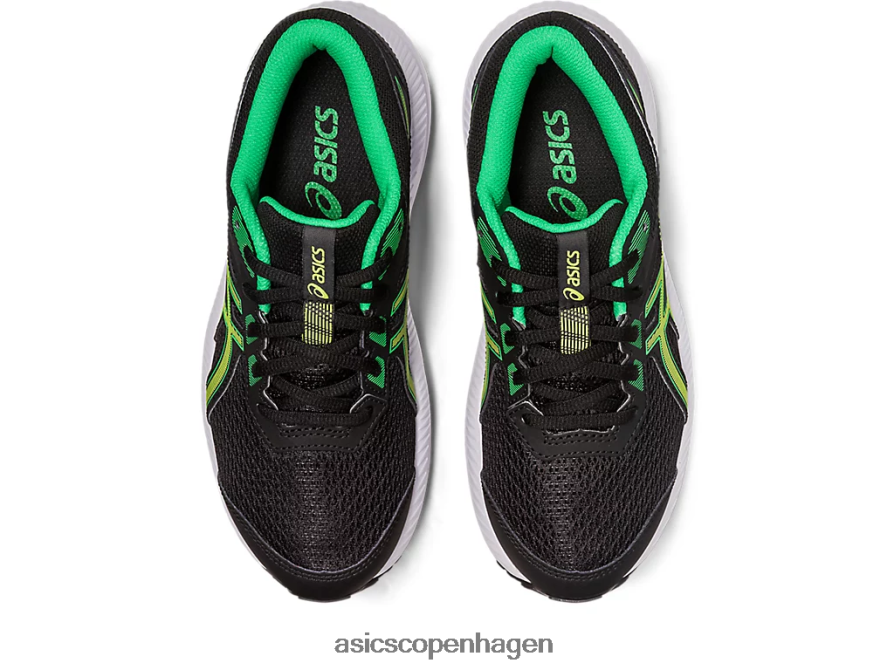 Asics kæmpe 8 klasse skole sort/limeskal Z206F64246