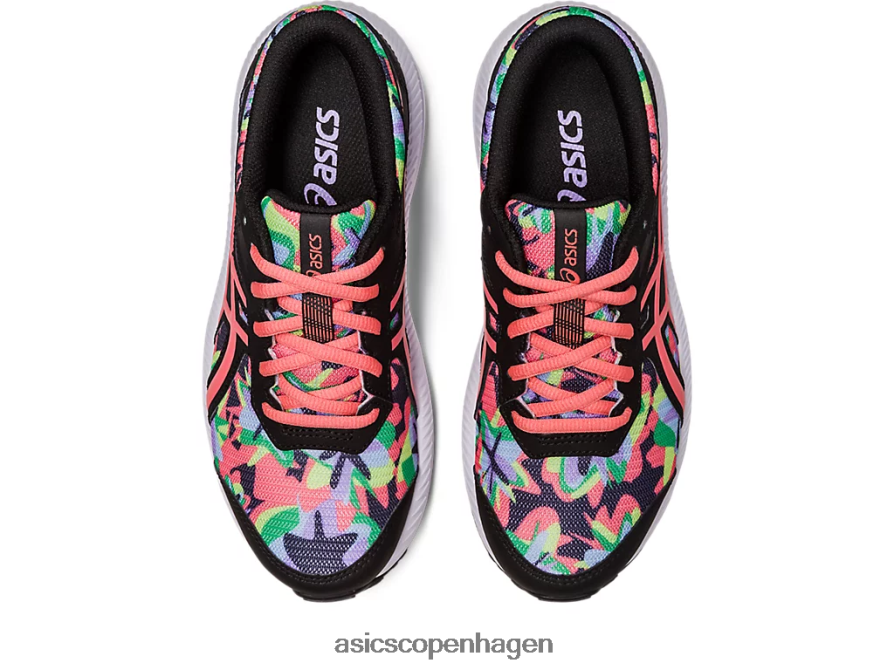 Asics kæmpe 8 klasse skole sort/papaya Z206F64250