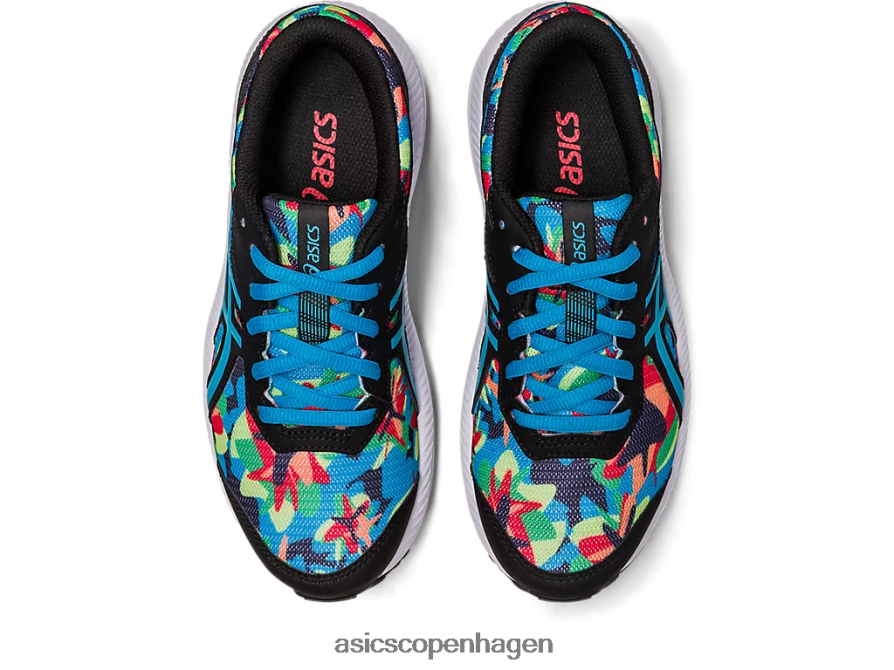 Asics kæmpe 8 klasse skole sort/øblå Z206F64256