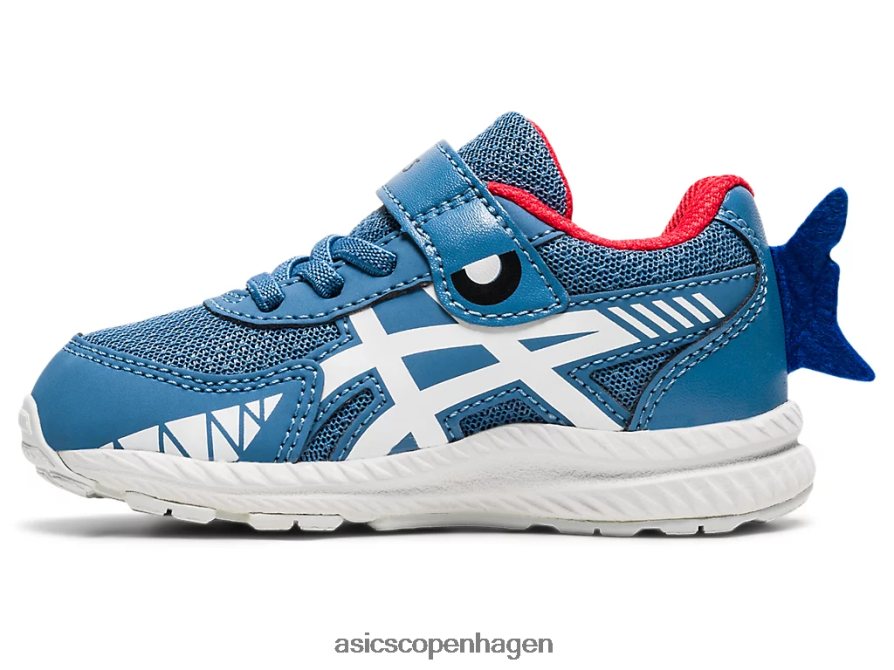 Asics kæmper med 7 småbørnsstørrelse grå tandtråd/hvid Z206F64545