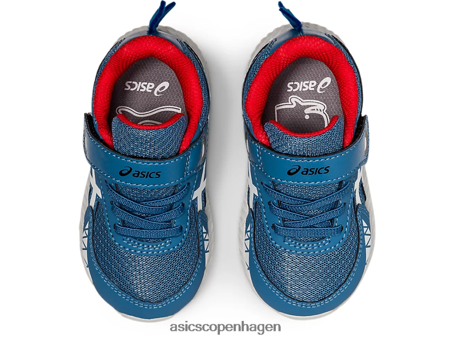 Asics kæmper med 7 småbørnsstørrelse grå tandtråd/hvid Z206F64545