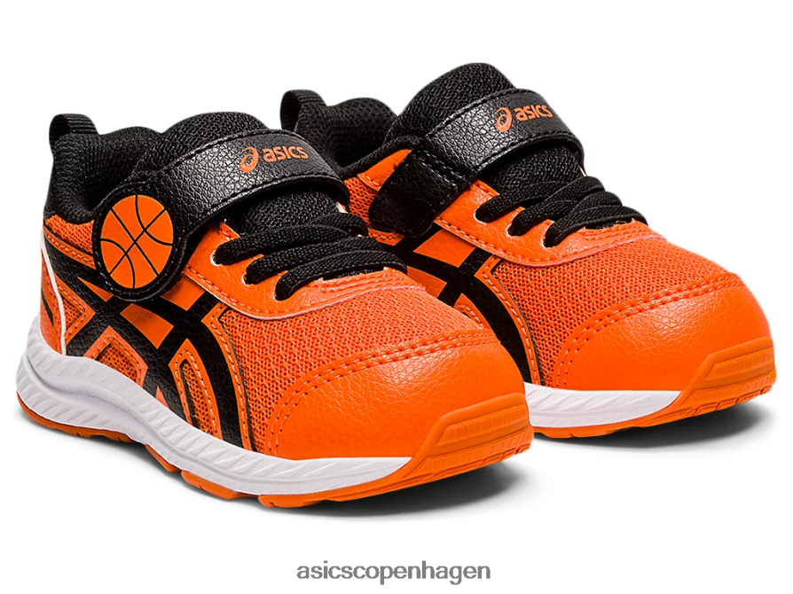 Asics kæmper med 7 småbørnsstørrelse habanero/sort Z206F64521