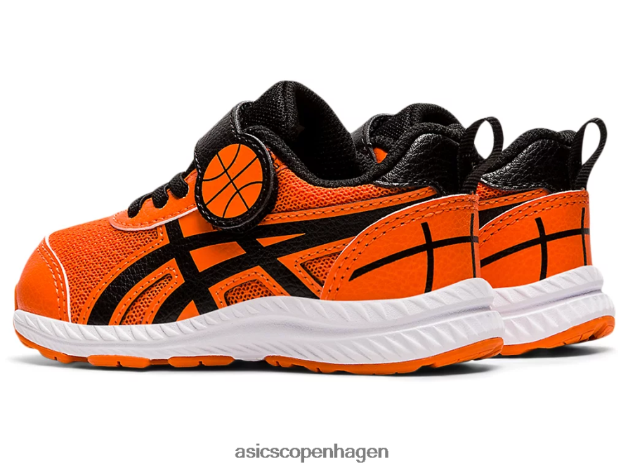 Asics kæmper med 7 småbørnsstørrelse habanero/sort Z206F64521