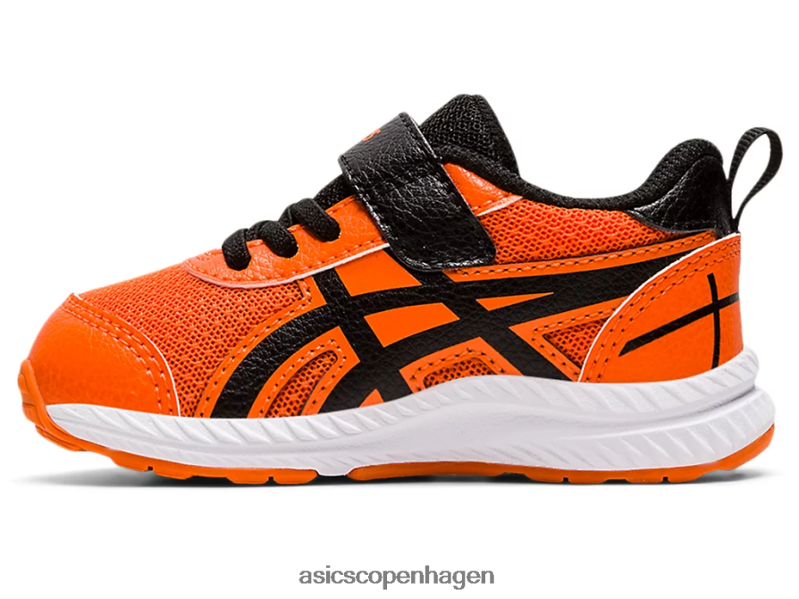 Asics kæmper med 7 småbørnsstørrelse habanero/sort Z206F64521
