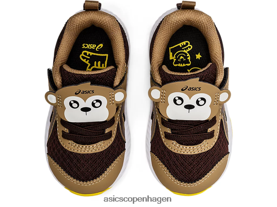 Asics kæmper med 7 småbørnsstørrelse kaffe/kaffe Z206F64483