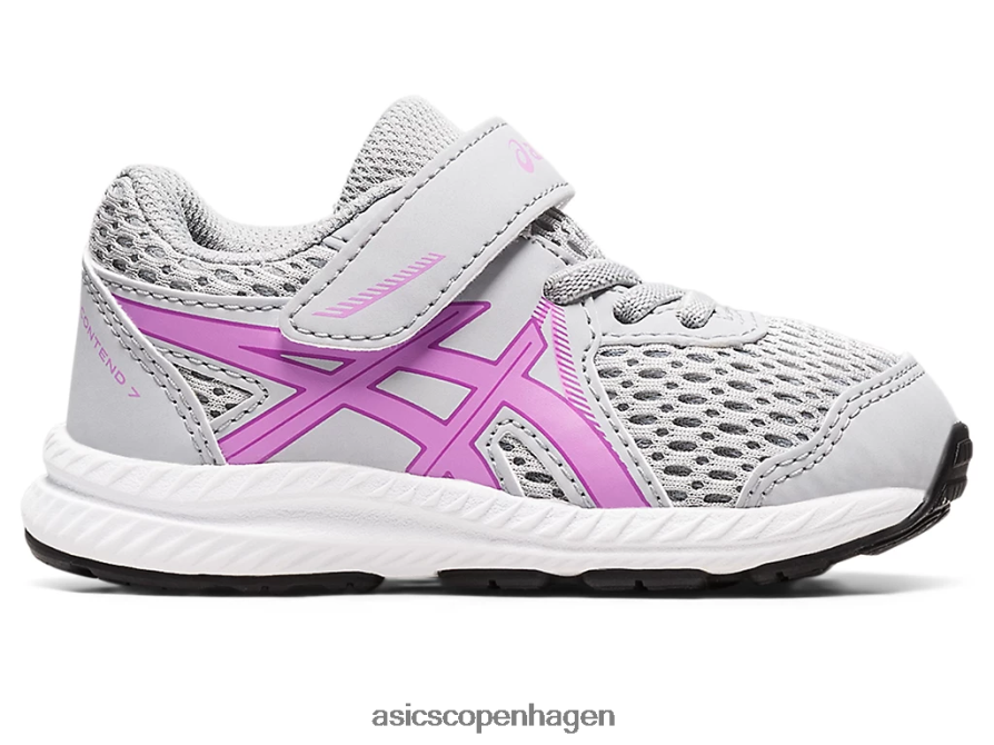 Asics kæmper med 7 småbørnsstørrelse piemontegrå/lavendel glød Z206F64387
