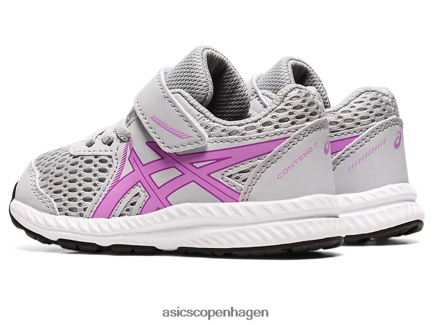 Asics kæmper med 7 småbørnsstørrelse piemontegrå/lavendel glød Z206F64387
