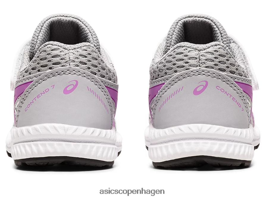 Asics kæmper med 7 småbørnsstørrelse piemontegrå/lavendel glød Z206F64387