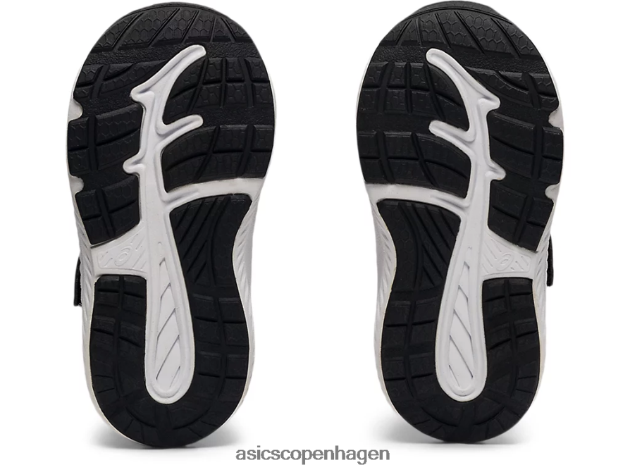 Asics kæmper med 7 småbørnsstørrelse sort/elektrisk rød Z206F64523