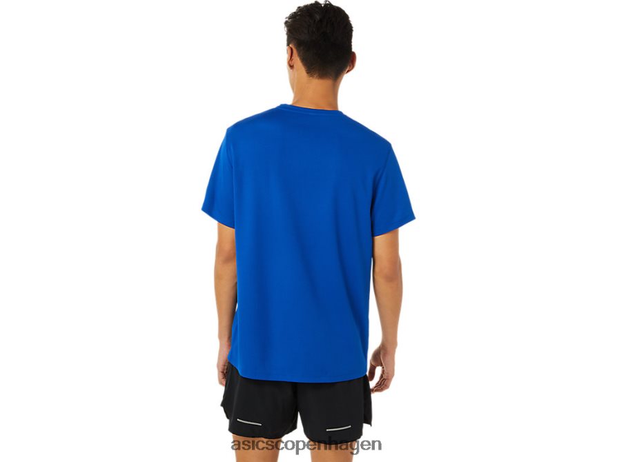 Asics la marathon kortærmet blå Z206F61622