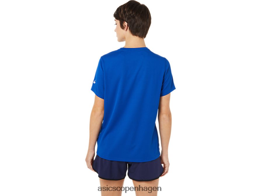 Asics lam ready-set ii kortærmet 2 blå Z206F63629