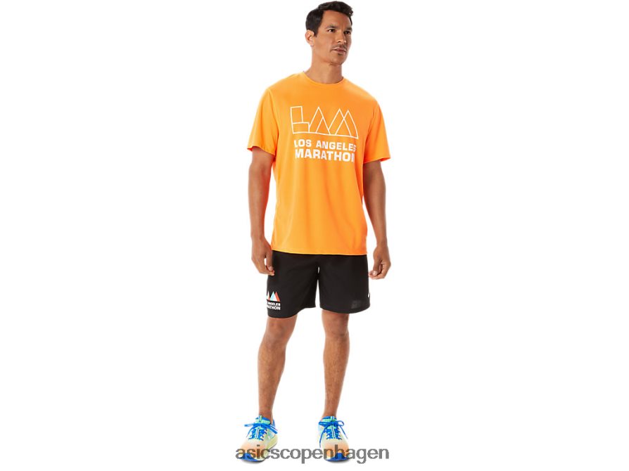 Asics lam ready-set ii kortærmet chokerende orange Z206F61342