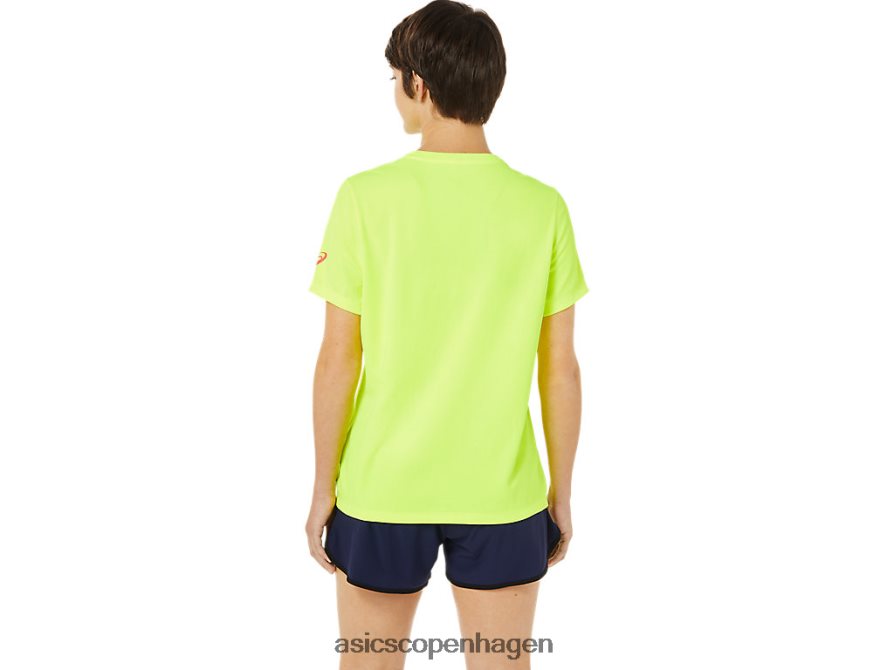 Asics lam ready-set ii kortærmet sikkerhedsgul Z206F63625