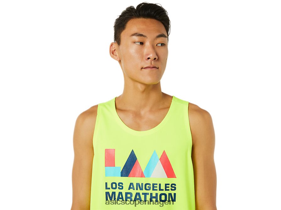 Asics lam ready-set ii singlet sikkerhedsgul Z206F61619