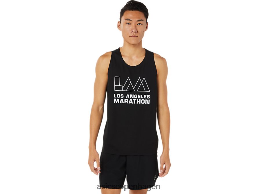 Asics lam ready-set ii singlet ydeevne sort Z206F61617