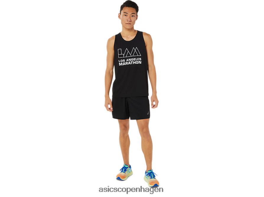Asics lam ready-set ii singlet ydeevne sort Z206F61617