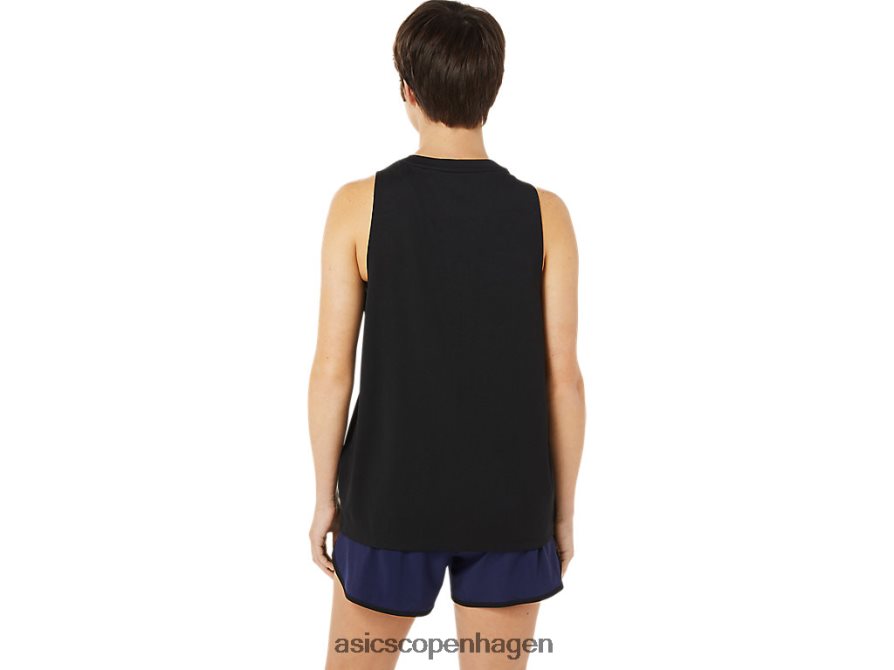 Asics lam ready-set ii singlet ydeevne sort Z206F63616