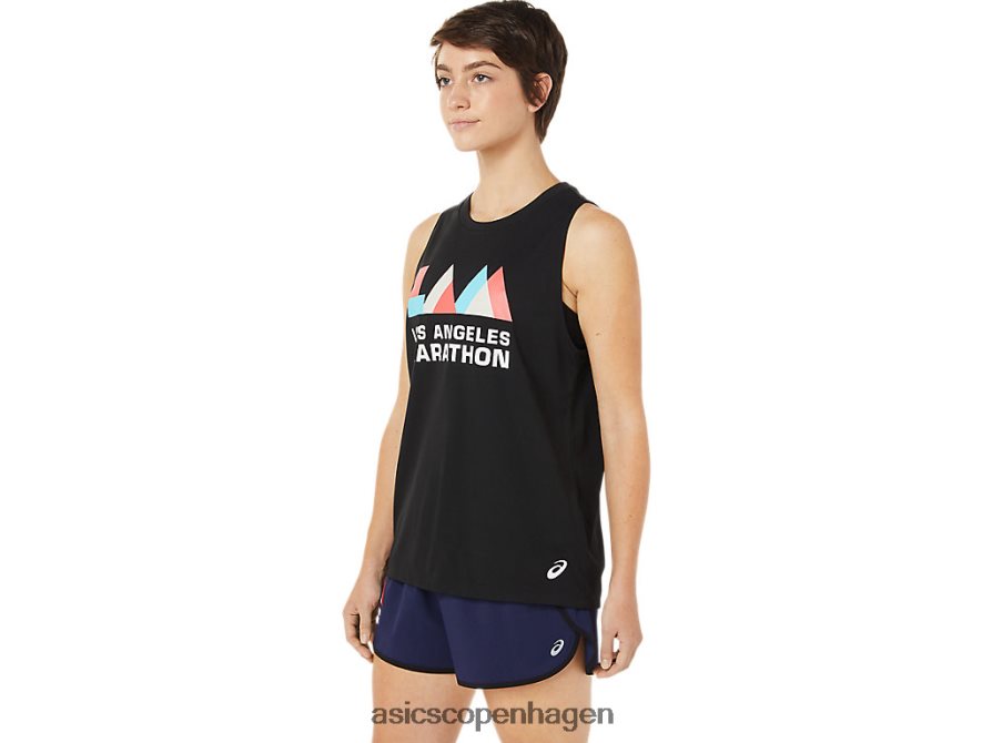Asics lam ready-set ii singlet ydeevne sort Z206F63616