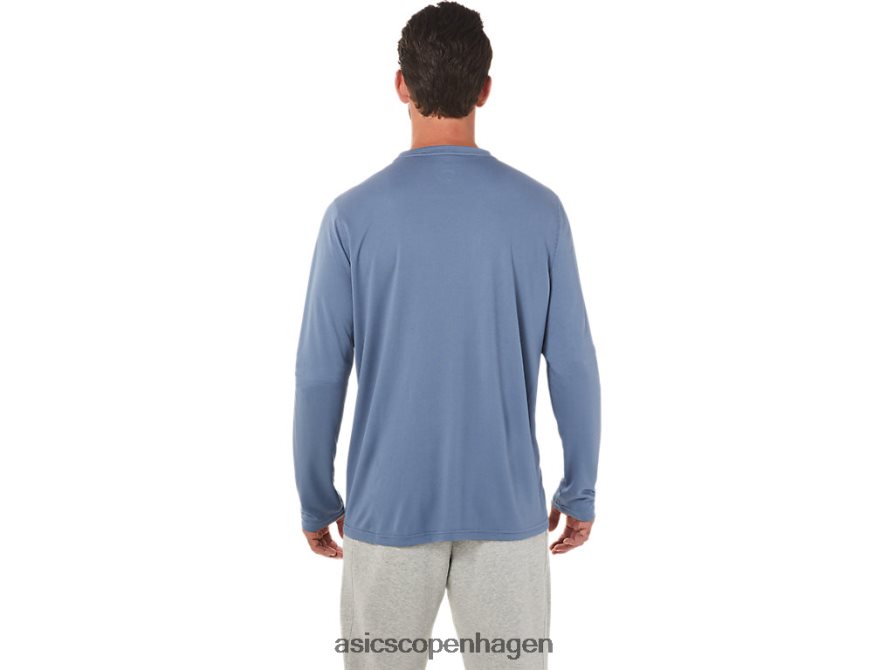 Asics langærmet kerne top storm blå Z206F61755