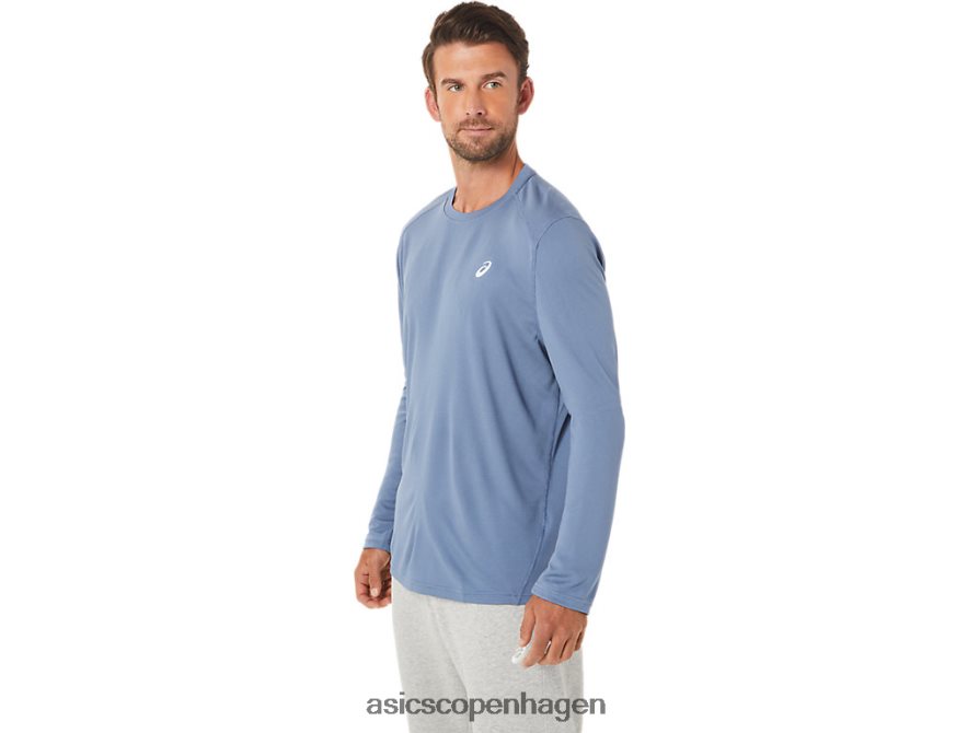 Asics langærmet kerne top storm blå Z206F61755