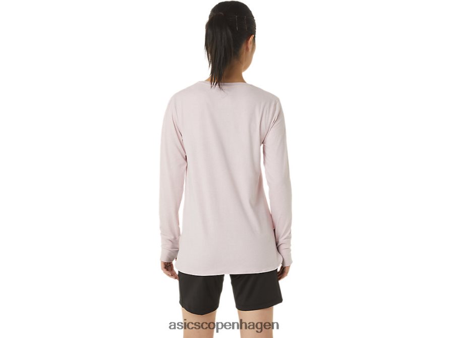 Asics langærmet lyng top knap rosenlyng Z206F63273