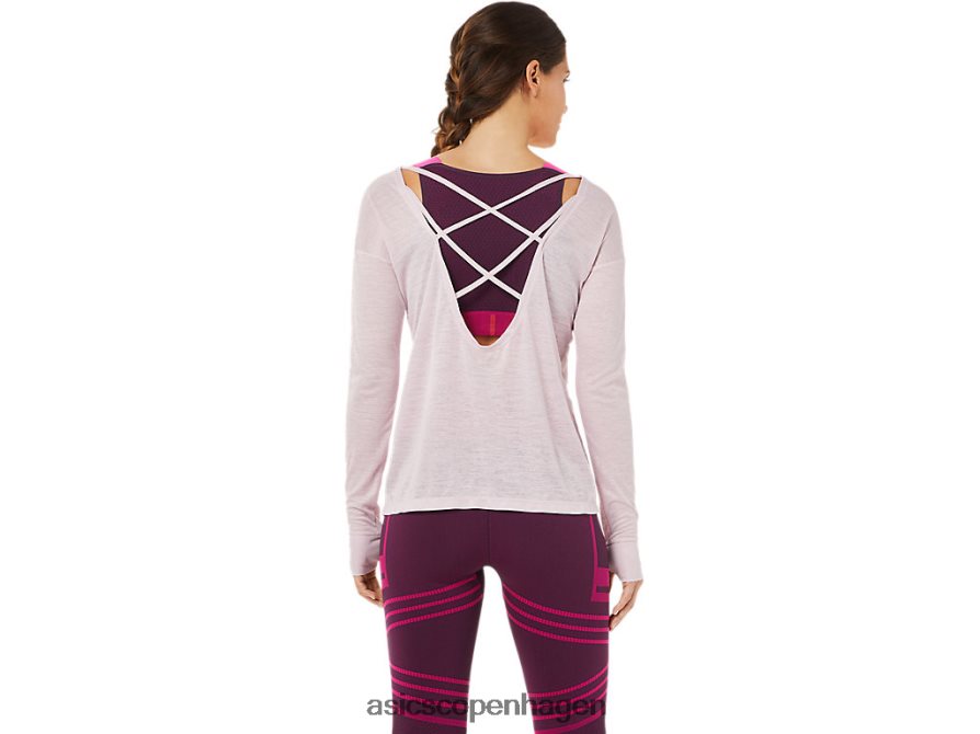 Asics langærmet top med åben ryg steg knapt Z206F63382