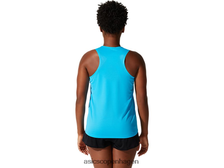 Asics let mesh singlet digital aqua Z206F64075