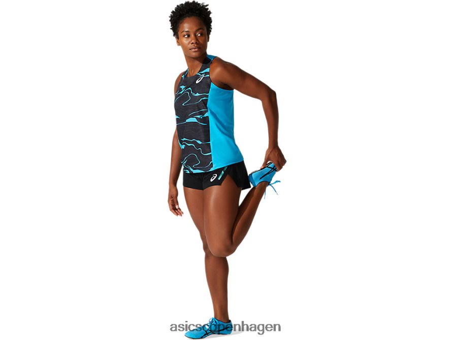 Asics let mesh singlet digital aqua Z206F64075