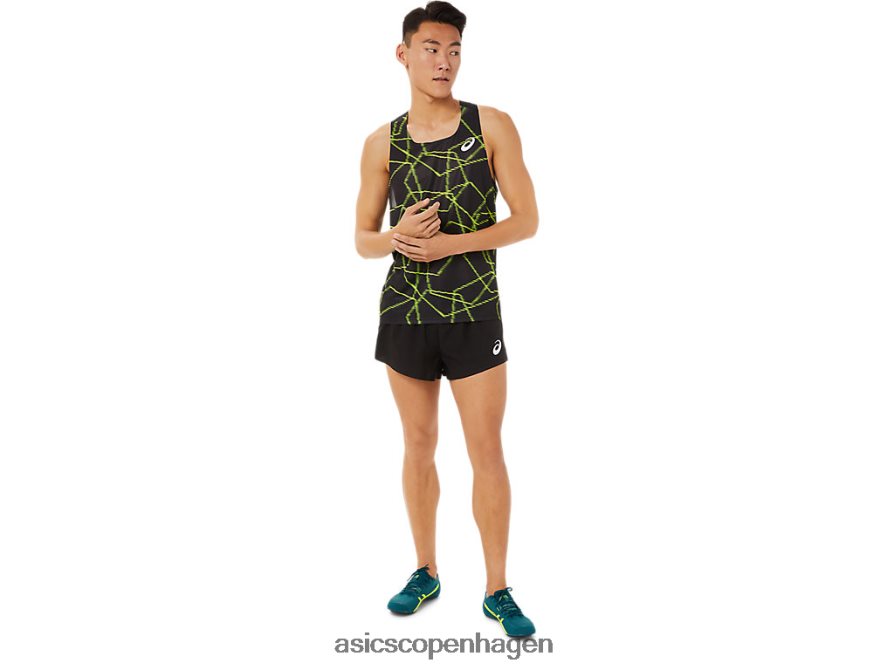 Asics let mesh vævet kort ydeevne sort Z206F61399