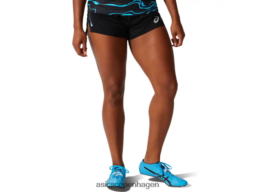 Asics let strik kort ydeevne sort Z206F64068