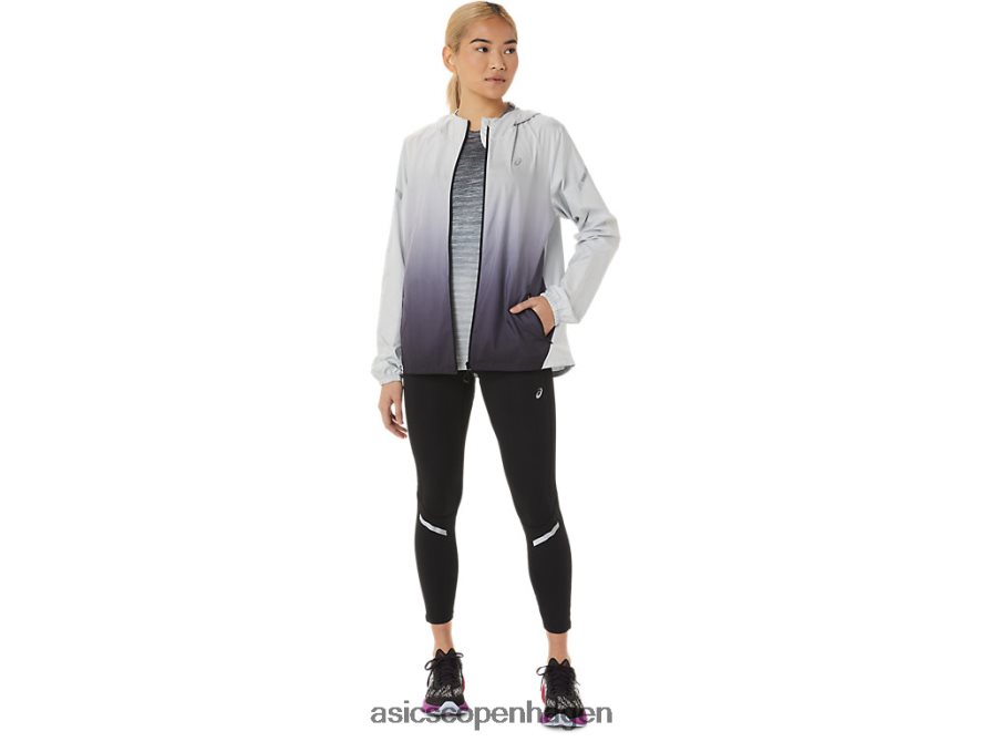 Asics lite-show jakke gletsjergrå/performance sort Z206F62785