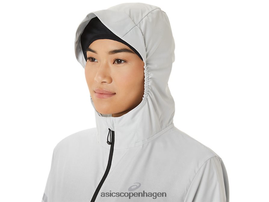 Asics lite-show jakke gletsjergrå/performance sort Z206F62785